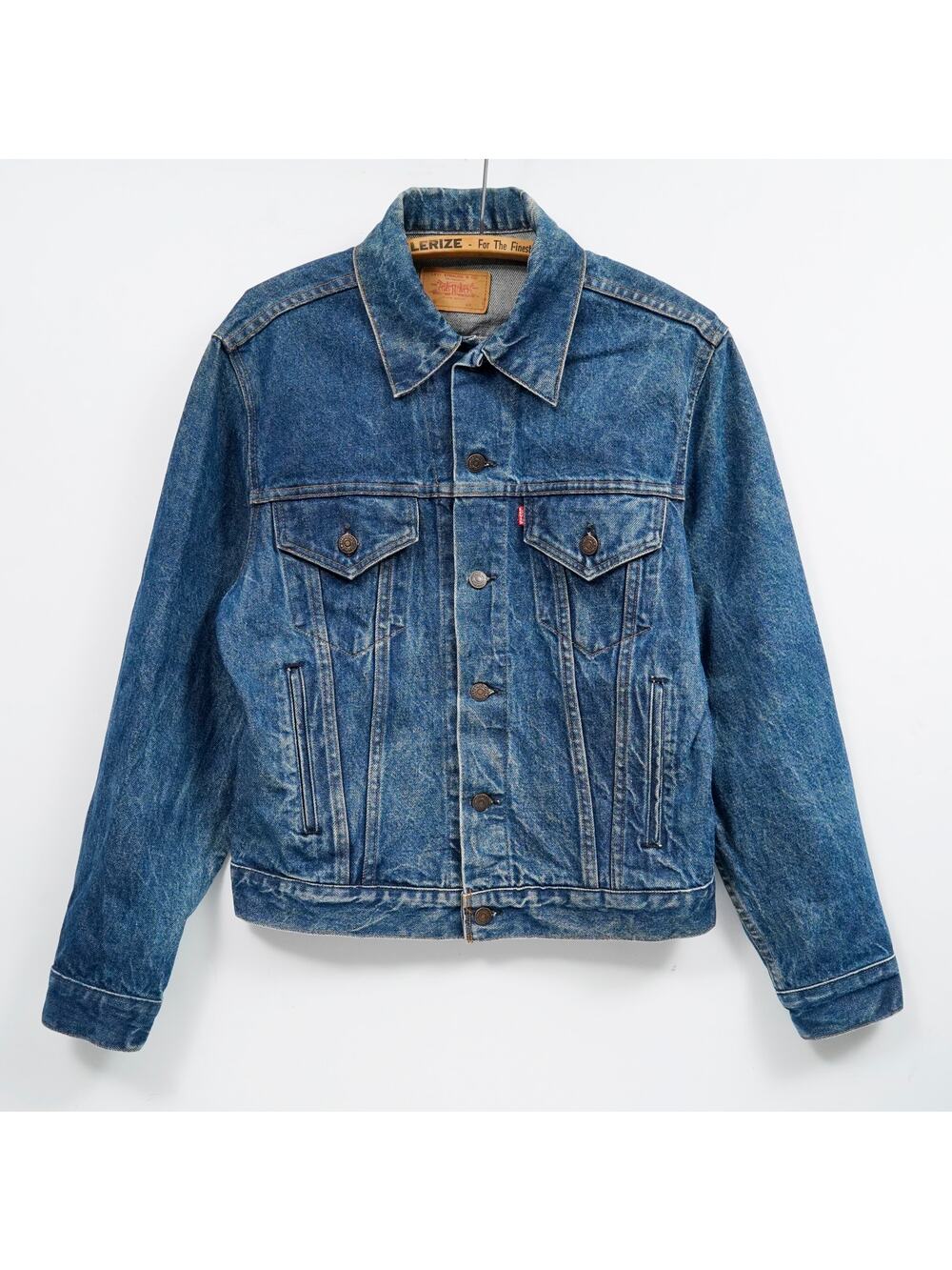 Vintage 80s Levi’s 70506-0217 Denim Trucker Jacket Size 42 USA Made Fade